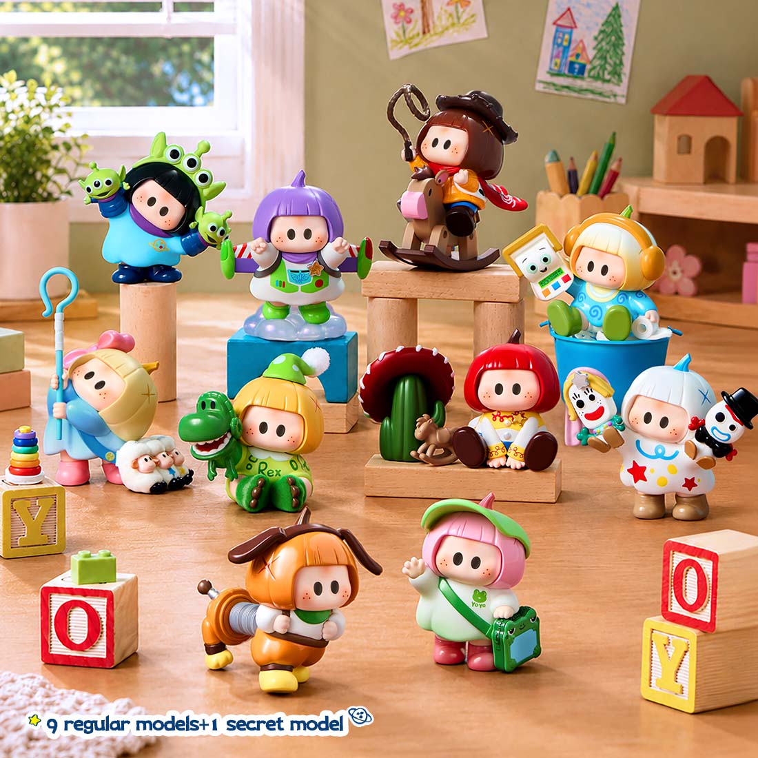 MINISO トイ・ストーリー5 YOYO フィギュア ブラインドボックス MINISO YOYO x Disney Pixar Toy Story 5 Figure Blind Box – MINISOVIP