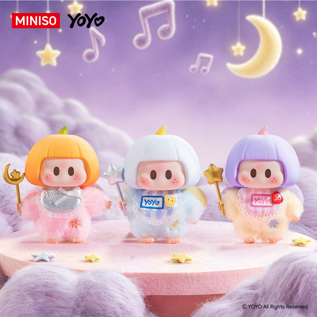 MINISO YOYO Angel Baby Series Plush Vinyl Blind Box Figure – MINISOVIP