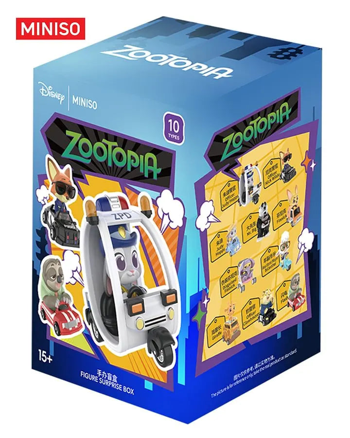 MINISO Disney Zootopia Dudu Fun Outing Series Figurine Blind Box