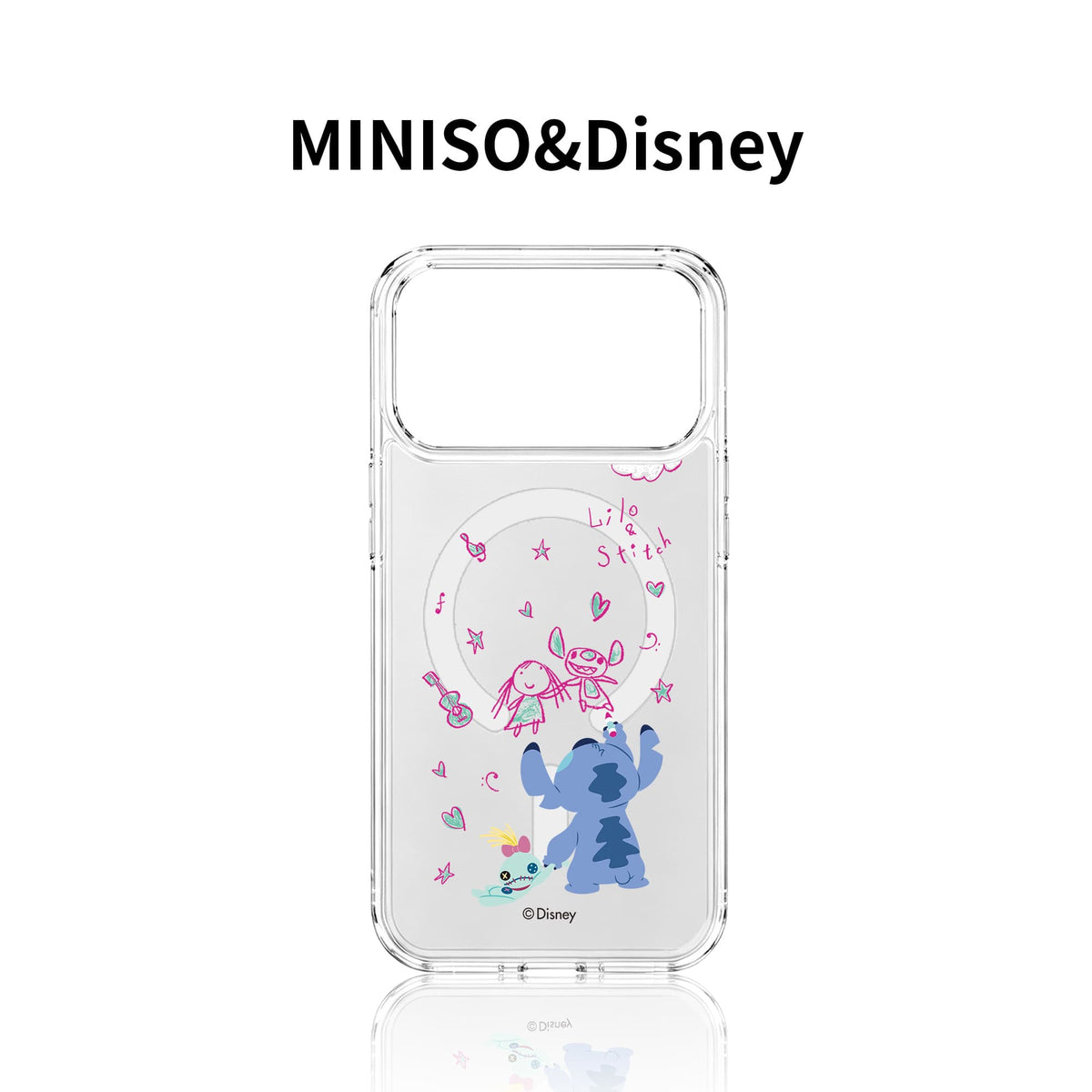 MINISO Disney Stitch series phone case protective cover (mixed) Anqi Stitch KJ Suitable for iPhone 11