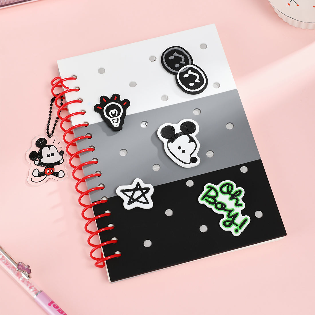 MINISO Disney Wonderful Mickey Series Hole Notebook