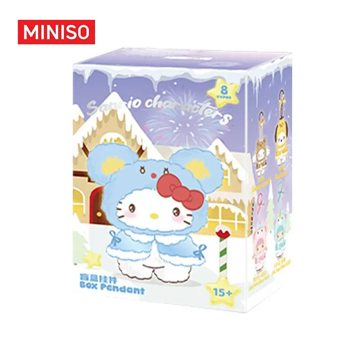 MINISO Sanrio Little Cape single blind box, flocked cute cape character surprise toy
