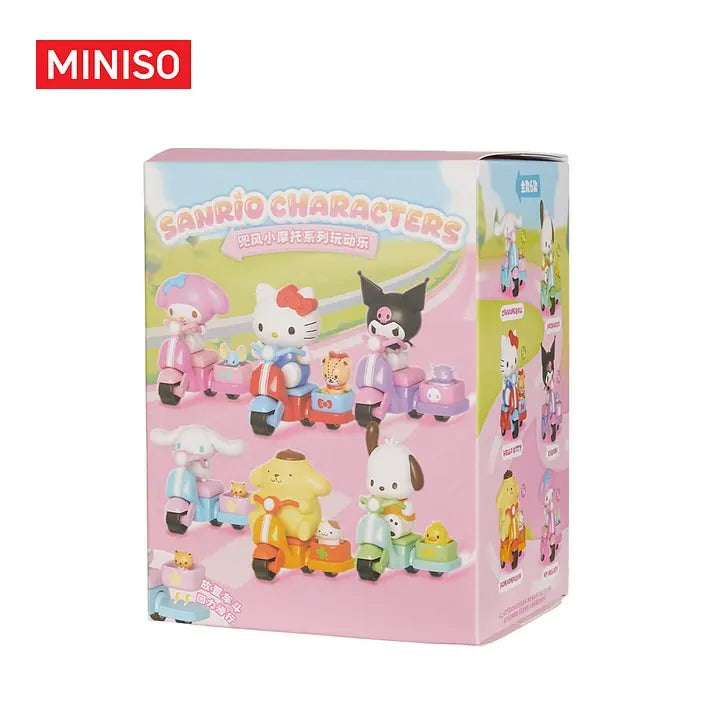 MINISO Sanrio Characters Ride-Along Mini Motorcycle Series Fun Toy Blind Box