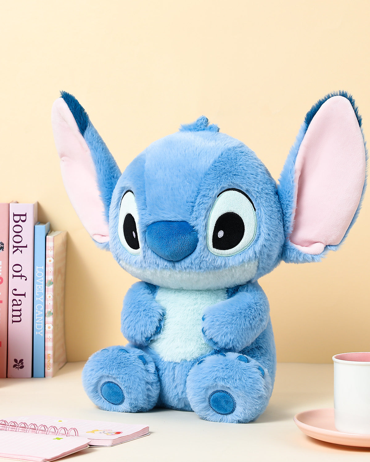 MINISO Disney Stitch Series 15.75-Inch Classic Sitting Plush Toy