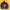 Back view of the MINISO Minions U-shaped travel neck pillow with solid navy fabric