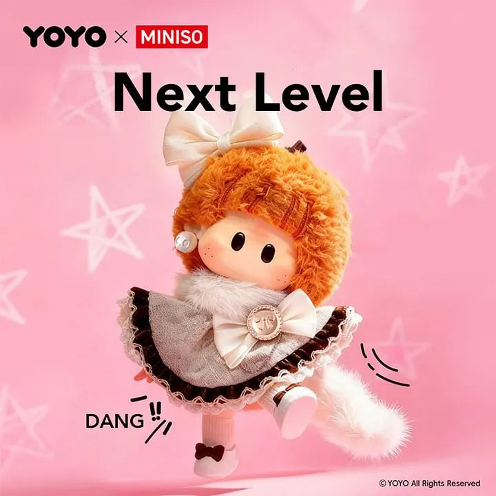 MINISO YOYO Transformation Series soft vinyl plush figurine trendy style display