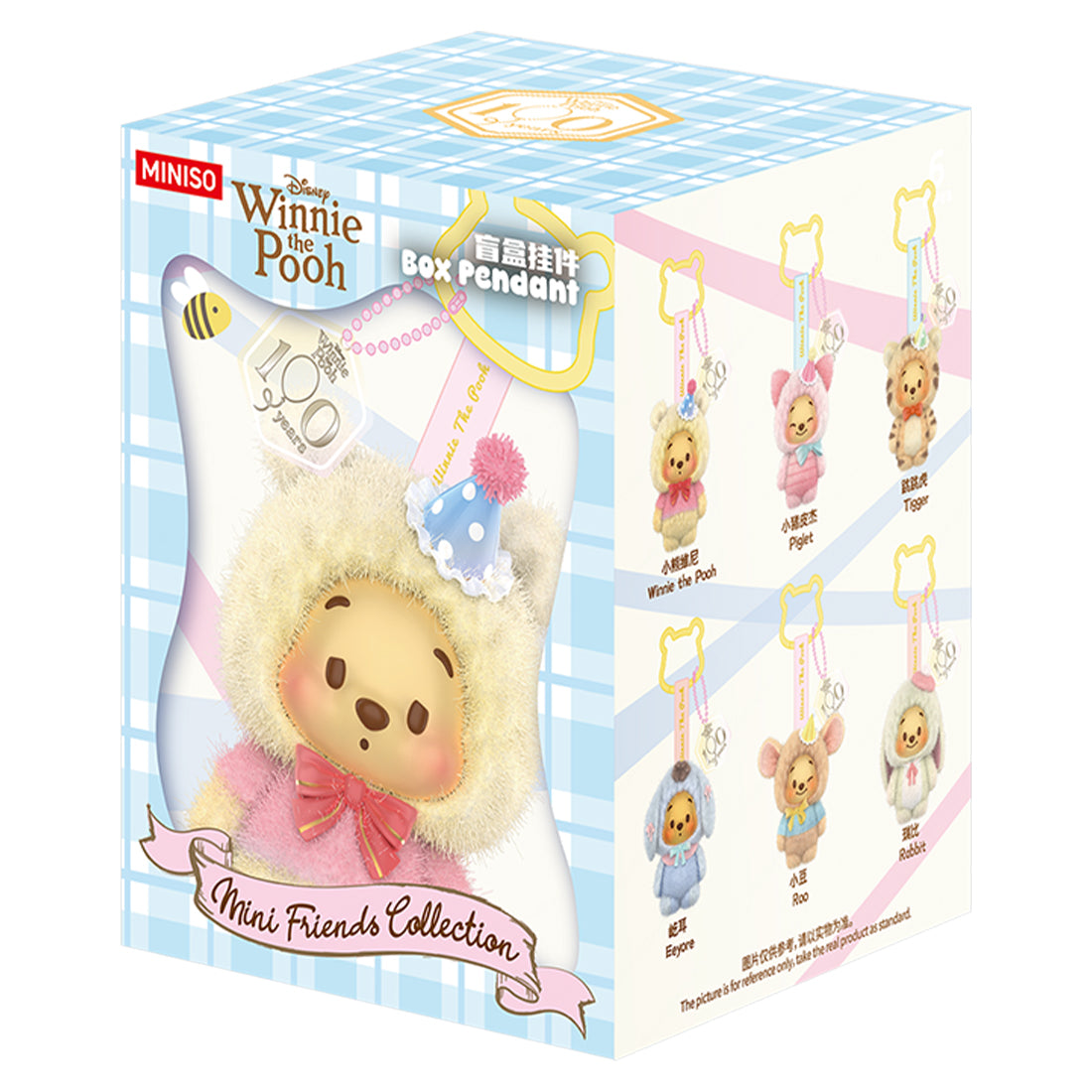 MINISO Disney Winnie The Pooh Friends MINI single blind box on white background