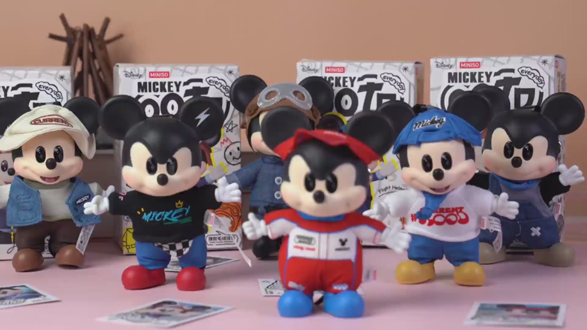 MINISO Disney Mickey OOTD Vinyl Plush Charm