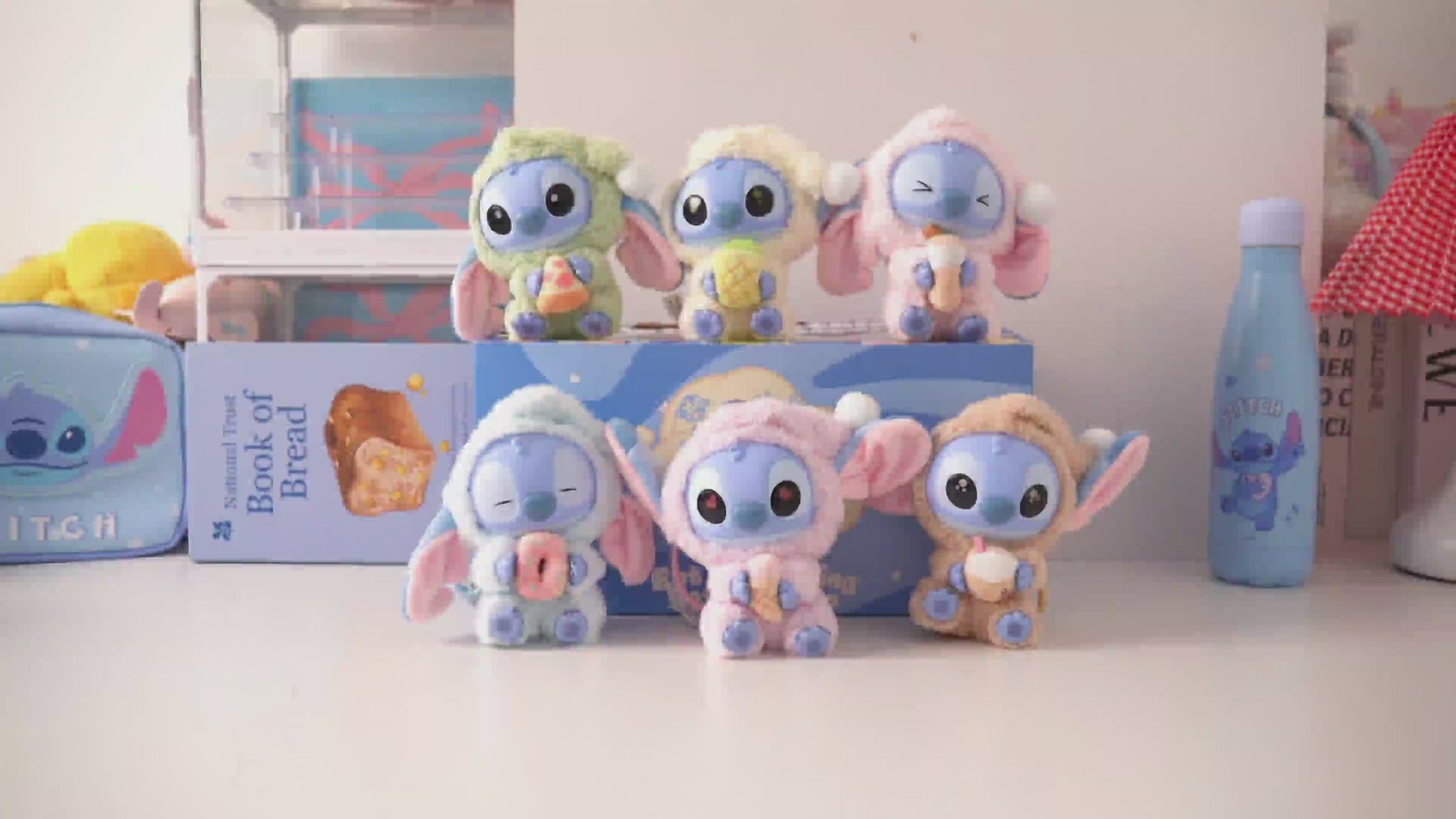 MINISO Disney Stitch Eat Something Before Sleep Collection Vinyl Plush Blind Box