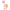 Light pink YOYO Wishing Heart figure holding pink heart balloon