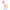 Pastel yellow YOYO Wishing Heart figure holding pink candy balloon