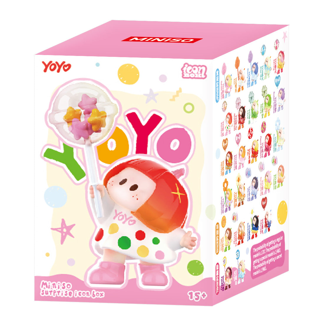 MINISO YOYO Wishing Heart single blind box colorful outer package